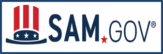 SAM.gov logo, click to go to Sam.gov